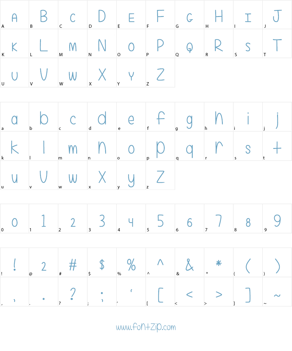 Even More Mixed Up Font Character